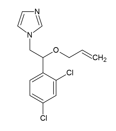 エニルコナゾールの構造式